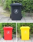 240L Plastic Wheelie Dustbin - 2