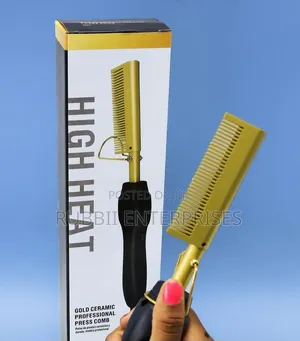 Gold Ceramic Hair Straightener