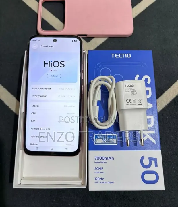 New Tecno Spark 50 128GB Pink - 1