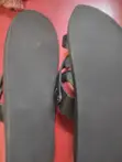 Brand New Men's Black Faux Leather Casual Sandals - Size 45 - 2