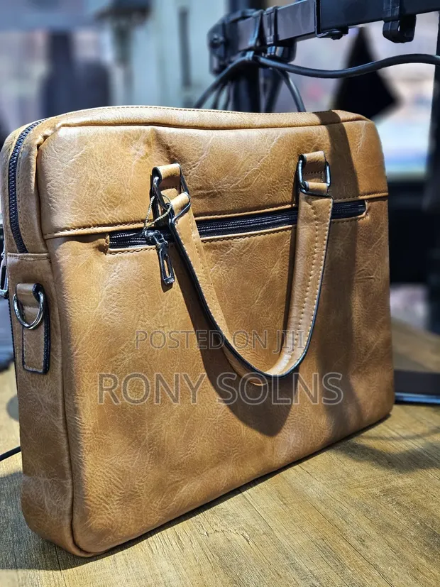 Jeep Laptop Hand Carry Bag - Brown - 1