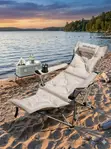 DukeDragon Foldable Premium Camping Chair with Leg Rest - 2