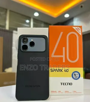 New Tecno Spark 40 256GB Black