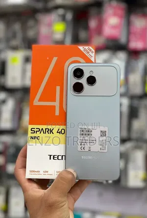 New Tecno Spark 40 256GB Gray
