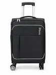 Small Fabric Suitcase - Black - 2