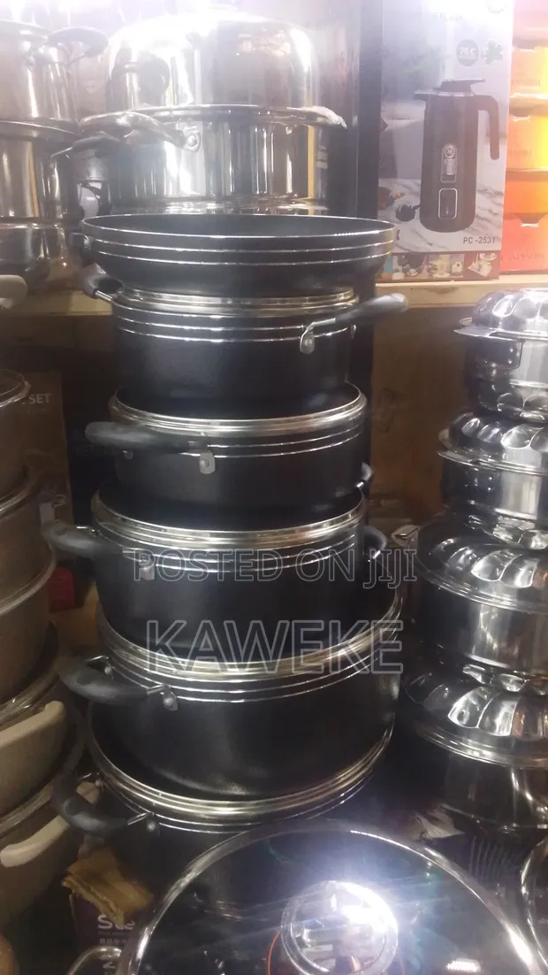 Six Piece Nonstick Cookware Set - 1
