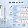 MDHL Portable Water Flosser Cordless Oral Irrigator 300ml - 2