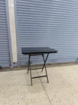 Foldable Square Glass Dining Table - 1