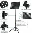 Heavy Duty Orchestral Sheet Music Stand - Adjustable Tripod - 4
