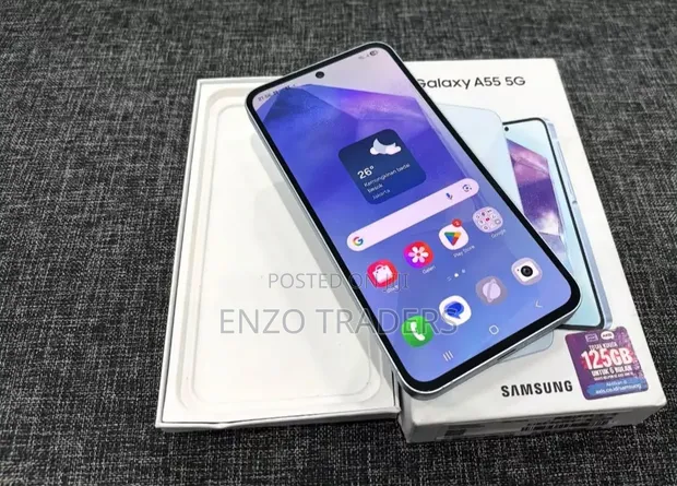 New Samsung Galaxy A55 256GB White - 1
