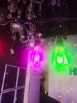 6W Filament Bulb - Green & Purple/Pink - 1