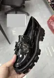 Black Patent Chunky Platform Loafers - 2