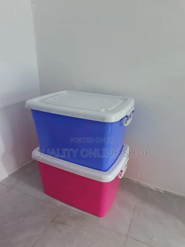 2pcs 30Litre Plastic Storage Boxes - 1