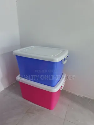 2pcs 30Litre Plastic Storage Boxes