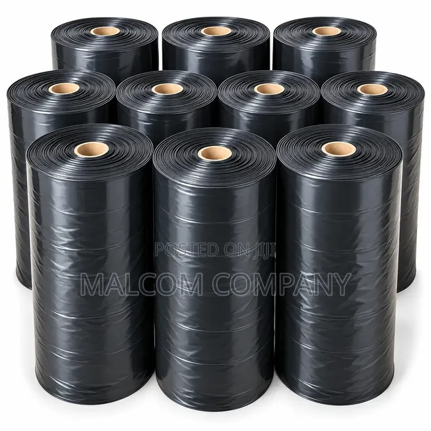 50kg Heavy Duty Black Plastic Roll | Industrial Polythene Sheet - 1