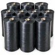 50kg Heavy Duty Black Plastic Roll | Industrial Polythene Sheet - 1