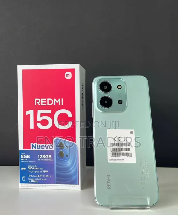New Xiaomi Redmi 15C 4G 256GB Green - 1