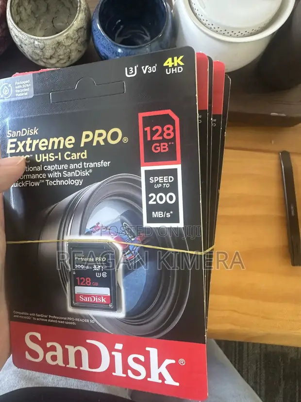 SanDisk Extreme PRO 128GB SDXC UHS-I Card - 1