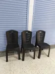 Brand New Plastic Dining Chairs (Set of 4) - 1