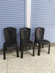 Brand New Plastic Dining Chairs (Set of 4) - 2
