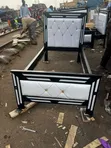 3x6 Leather Bed - 2
