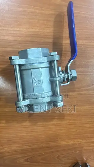 AGA Stainless Steel 3-Piece Ball Valve
