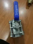 AGA Stainless Steel 3-Piece Ball Valve - 2