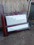 Grey Leather Bed 5x6 - 2