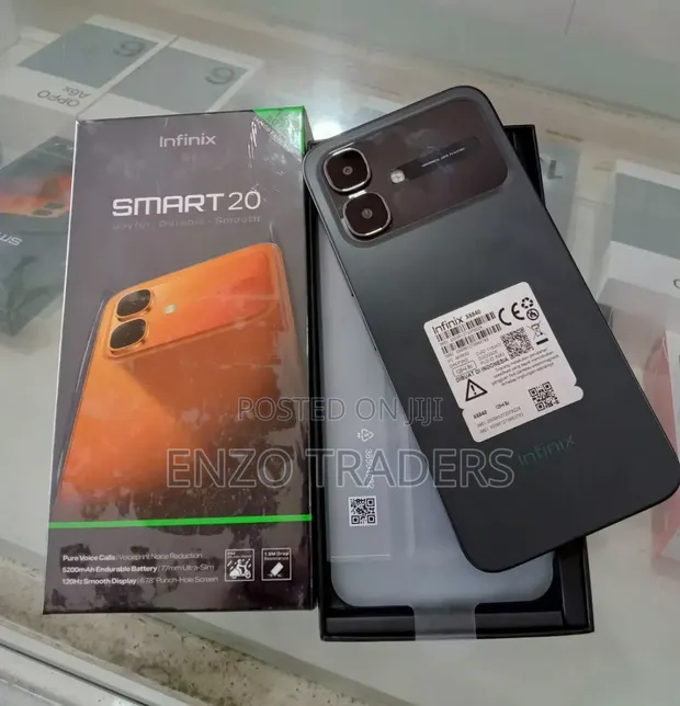 New Infinix Smart 20 128GB Black - 1