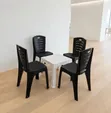 Portable Dining Table and 4 Chairs Set - 1