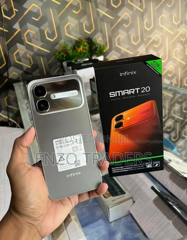 New Infinix Smart 20 128GB Silver - 1