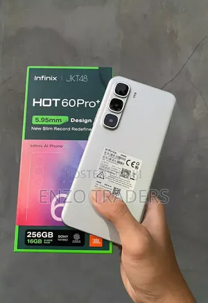 New Infinix Hot 60 Pro+ 256GB Silver