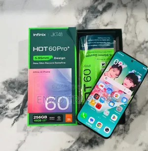 New Infinix Hot 60 Pro+ 256GB Black