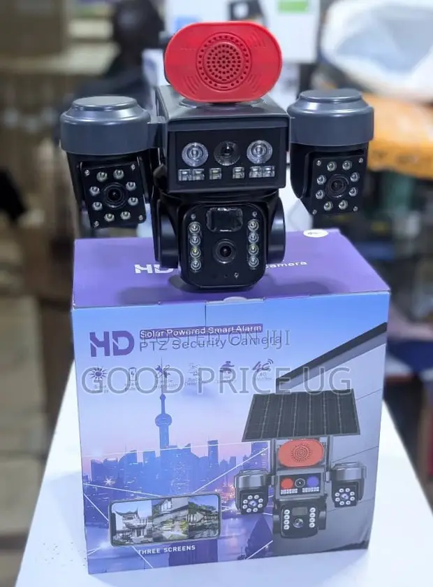 Solar-Powered PTZ Security Camera with 4G LTE - 1
