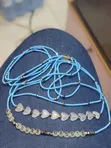 Sparkling Beaded Waist Beads with Words - 2