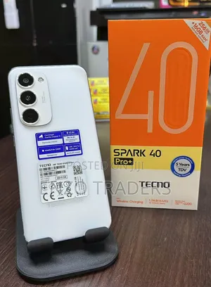New Tecno Spark 40 Pro+ 256GB White