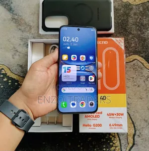 New Tecno Spark 40 Pro+ 256GB Black