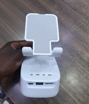 NewRixing 3-in-1 Phone Stand - Bluetooth Speaker, Power Bank