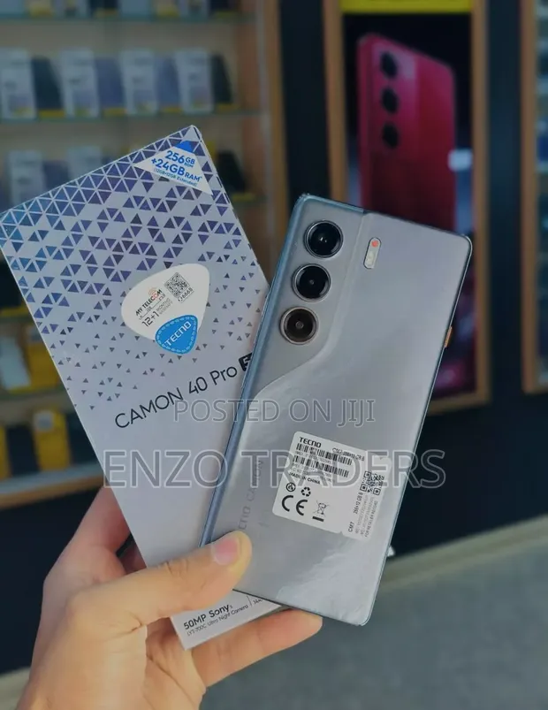 New Tecno Camon 40 Pro 5G 256GB Silver - 1