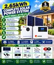 100Amps SRNE Complete Solar System - 3kW Hybrid Inverter - 2