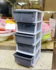 Plastic Drawer Organizer - Grey - 2