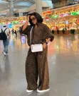 Ladies Animal Print Two-Piece Outfits - 2