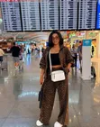 Ladies Animal Print Two-Piece Outfits - 3