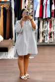 Women's Casual Dresses - Light Blue, Size L-XXL - 2