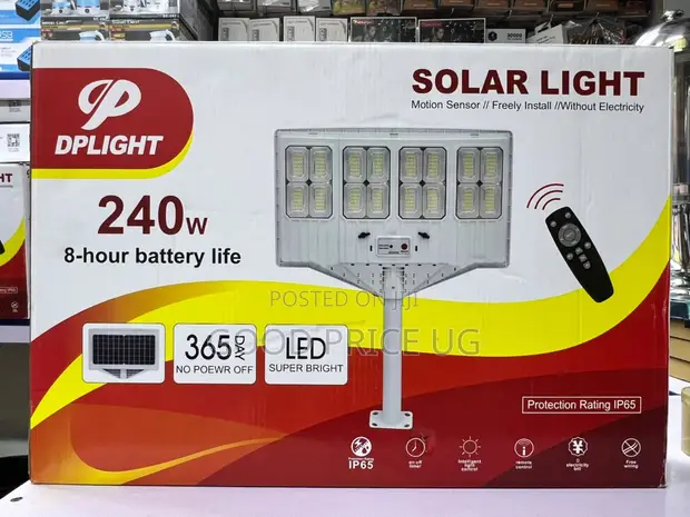 DpLight 240W Outdoor Solar Street Light IP65 - 1