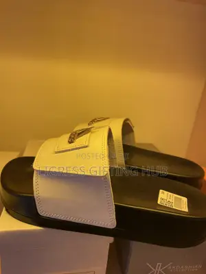 Adidas Unisex Black Cream Slide Sandals