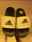 Adidas Unisex Black Cream Slide Sandals - 2