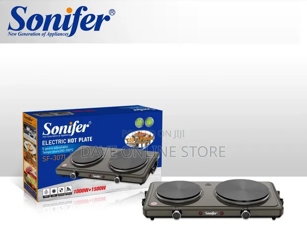Sonifer SF-3071 Double Electric Hot Plate - 1
