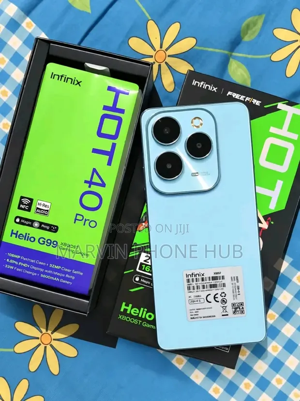 New Infinix Hot 40 Pro 256GB Blue - 1