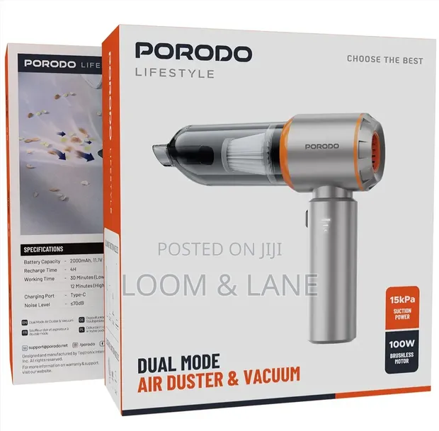 Porodo Lifestyle Dual Mode Air Duster Vacuum - 1